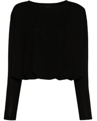Pinko - Draped Jersey T-Shirt - Lyst