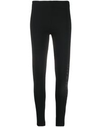 Calvin Klein Leggins con logo estampado - Negro