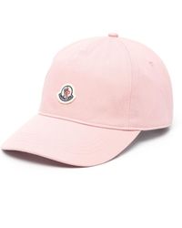 Moncler - Logo-patch cotton hat - Lyst