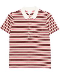 A.P.C. - Polo Con Colletto A Righe - Lyst