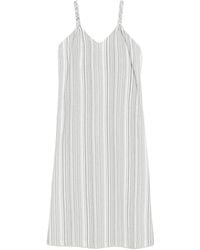 B+ AB - Vestido Midi A Rayas - Lyst