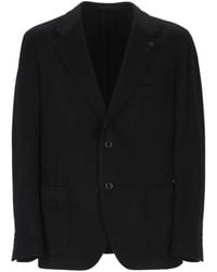 Lardini - Cashmere Single-Breasted Jacket - Lyst