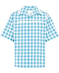 Prada - Short-sleeve Cotton Shirt - Lyst