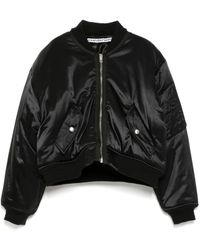 Alexander Wang - Shrunken Bomber Jacket - Lyst