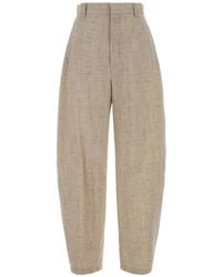 Moschino - Loose Fitting Textured Viscose Cropped Pants - Lyst