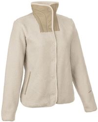 Lamunt - Sabine Fleece High-Neck Cardigan - Lyst