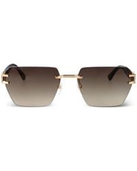 DSquared² - Logo-Plaque Sunglasses - Lyst
