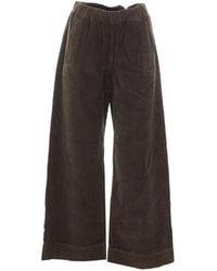 TRUE AVENUE - Pensil Corduroy Wide-Leg Trousers - Lyst