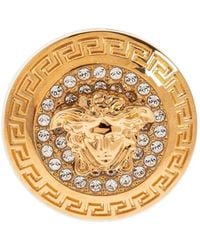 Versace - Medusa Crystal Ring - Lyst