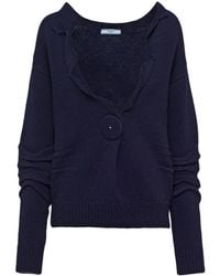 Prada - Cashmere V-neck Jumper - Lyst