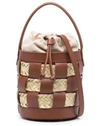 Hereu - Small Galleda Leather Bucket Bag - Lyst