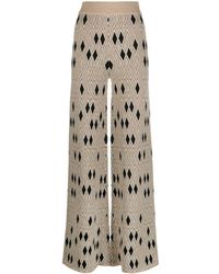 Remain - Intarsia Knit Palazzo Trousers - Lyst