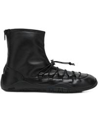 Dear Frances - Scuba Lace-Up Ankle Boots - Lyst