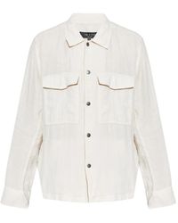 Rag & Bone - Linen Shirt Jacket - Lyst