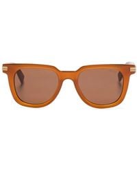 ZEGNA - Sonnenbrille Mit Eckigem Gestell - Lyst