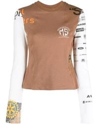 Marine Serre - Regenerated Patchwork T-Shirt - Lyst