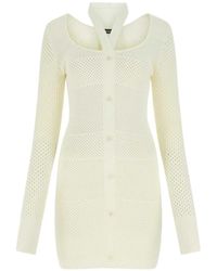 ANDREADAMO - Stretch Knit Midi-Dress - Lyst