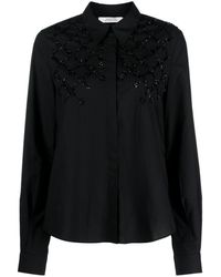 Dorothee Schumacher - Bead-embellished Detail Cotton Shirt - Lyst