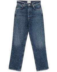 Agolde - Top Sin Mangas Con Detalle De Aberturas - Lyst