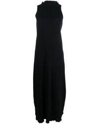 MM6 by Maison Margiela - Asymmetric Draped Knitted Dress - Lyst