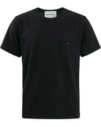 Amaranto - Button-Pocket T-Shirt - Lyst
