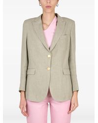 SAULINA - Angelica Button-Fastening Blazer - Lyst