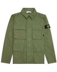 Stone Island - Chaqueta estilo militar con bolsillos de solapa - Lyst