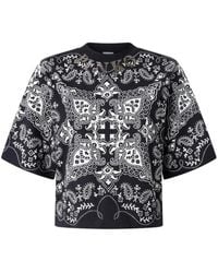 Pinko - Niamey Paisley Print T-Shirt - Lyst