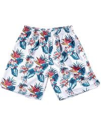 Mitchell & Ness - X Nba 1991 New York Knicks Swingman Floral-Print Shorts - Lyst