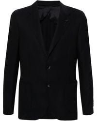Lardini - Single-Breasted Wool Blazer - Lyst