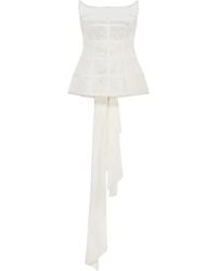 Blumarine - Strapless-Neckline Top - Lyst