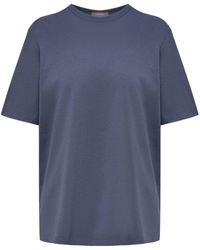 12 STOREEZ - Crew-neck Cotton T-shirt - Lyst