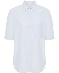 Totême - Short-sleeve Poplin Shirt - Lyst
