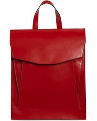 Merryl Tielman - Claudie Flap-Pocket Leather Backpack - Lyst