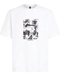 KARL LAGERFELD - Graphic-Print T-Shirt - Lyst