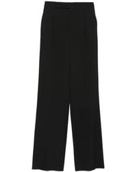 Saint Laurent - Pleated Wide-Leg Trousers - Lyst