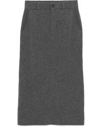 Guest In Residence - Fine-knit pencil skirt - Lyst