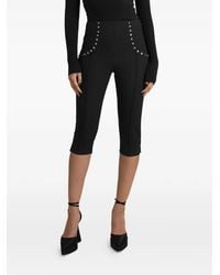 Contessa Mills - Benjamin Button-Embellished Capri Trousers - Lyst