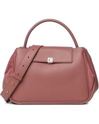 Coccinelle - Suede-Panelled Leather Tote Bag - Lyst