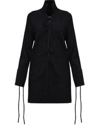 Zadig & Voltaire - Metallic-Thread Mini Dress - Lyst