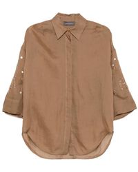 Lorena Antoniazzi - Sequin-Embellished Shirt - Lyst