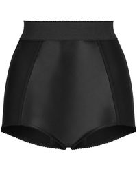 Dolce & Gabbana - High-Waisted Scallop-Edge Briefs - Lyst