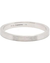 Le Gramme - Flacher Bandring - Lyst