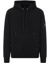 Moose Knuckles - Hoodie Hartsfield À Patch Logo - Lyst