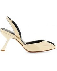 Alexandre Birman - Miranda Patent Leather Slingback Pumps - Lyst