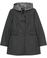 Fay - Hooded Toggle Coat - Lyst