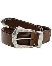 Toga - Buckle-Fastening Leather Belt - Lyst