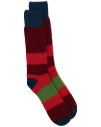 ZEGNA - Striped Mid-Calf Socks - Lyst