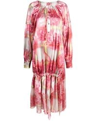 DIESEL - D-Cabir Floral-Print Maxi Dress - Lyst