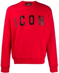DSquared² Icon Sweatshirt - Red